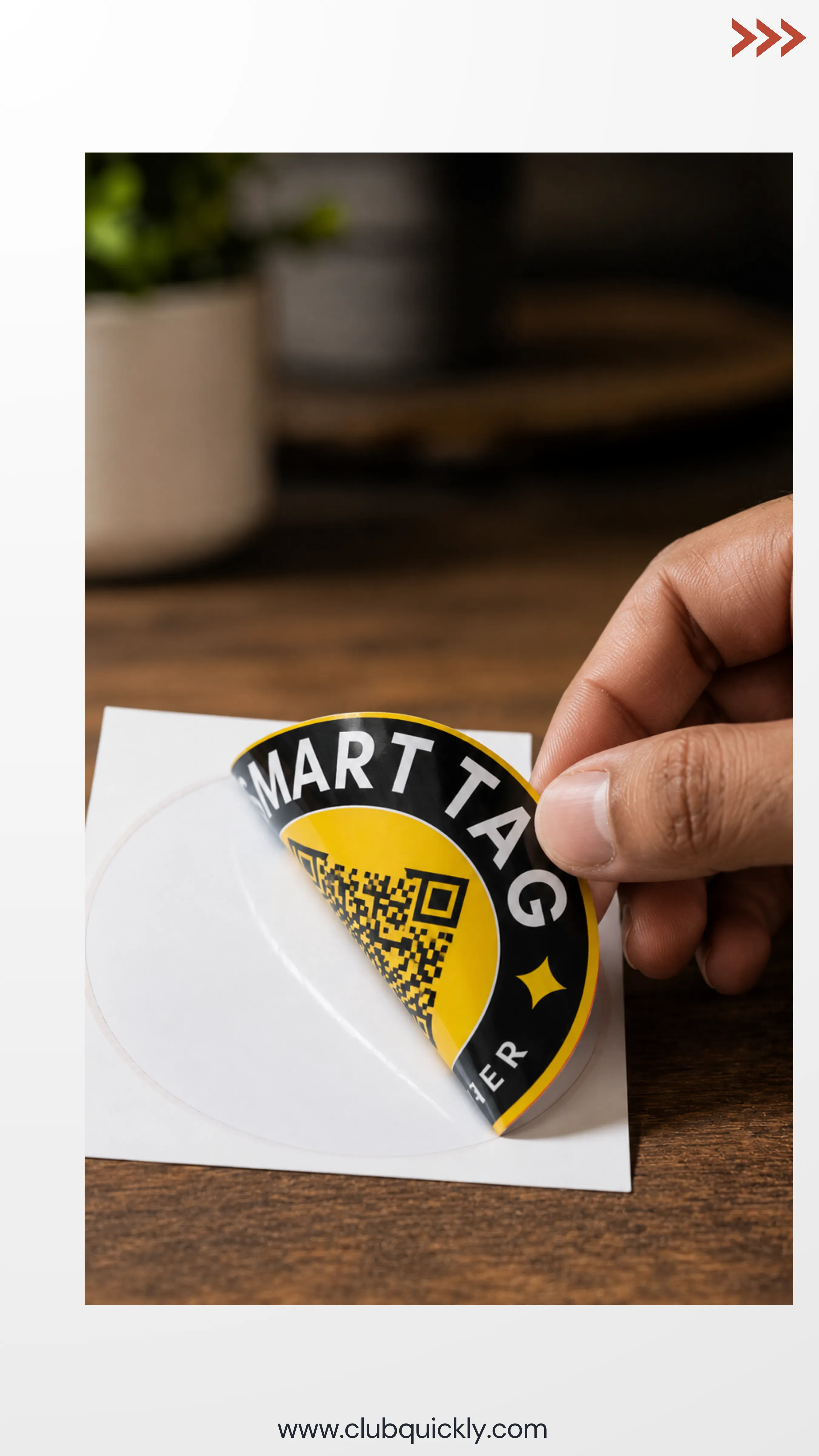 2. Peel the sticker